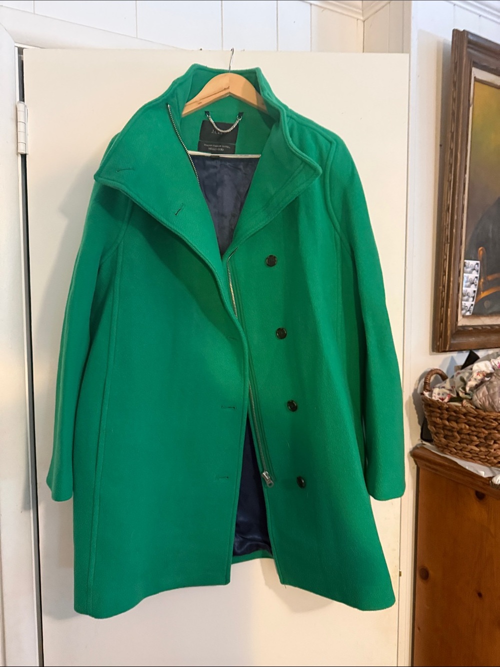 J.Crew Villa coat GREEN